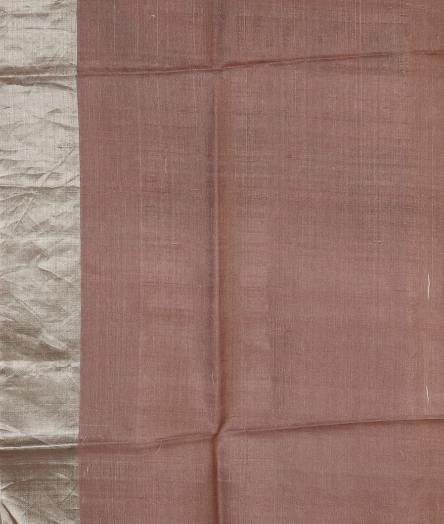 Pink Tussar Printed Saree T4301403