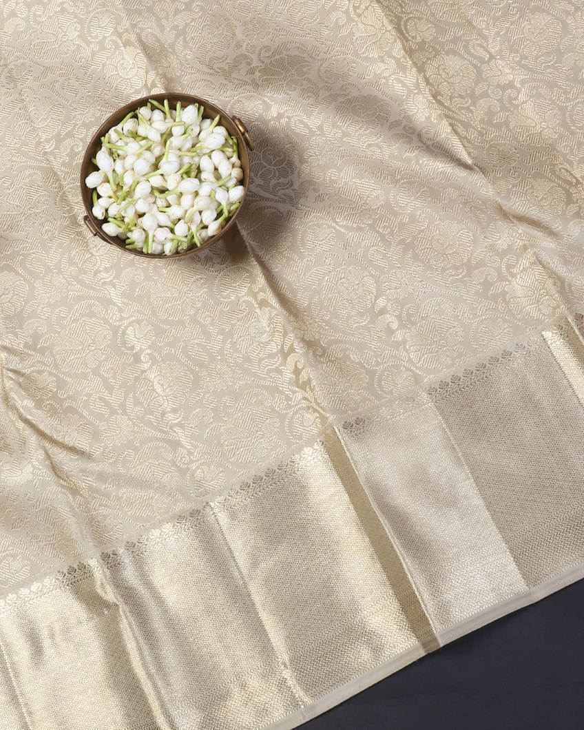 Grey Handwoven Kanjivaram Silk Saree T421947-image