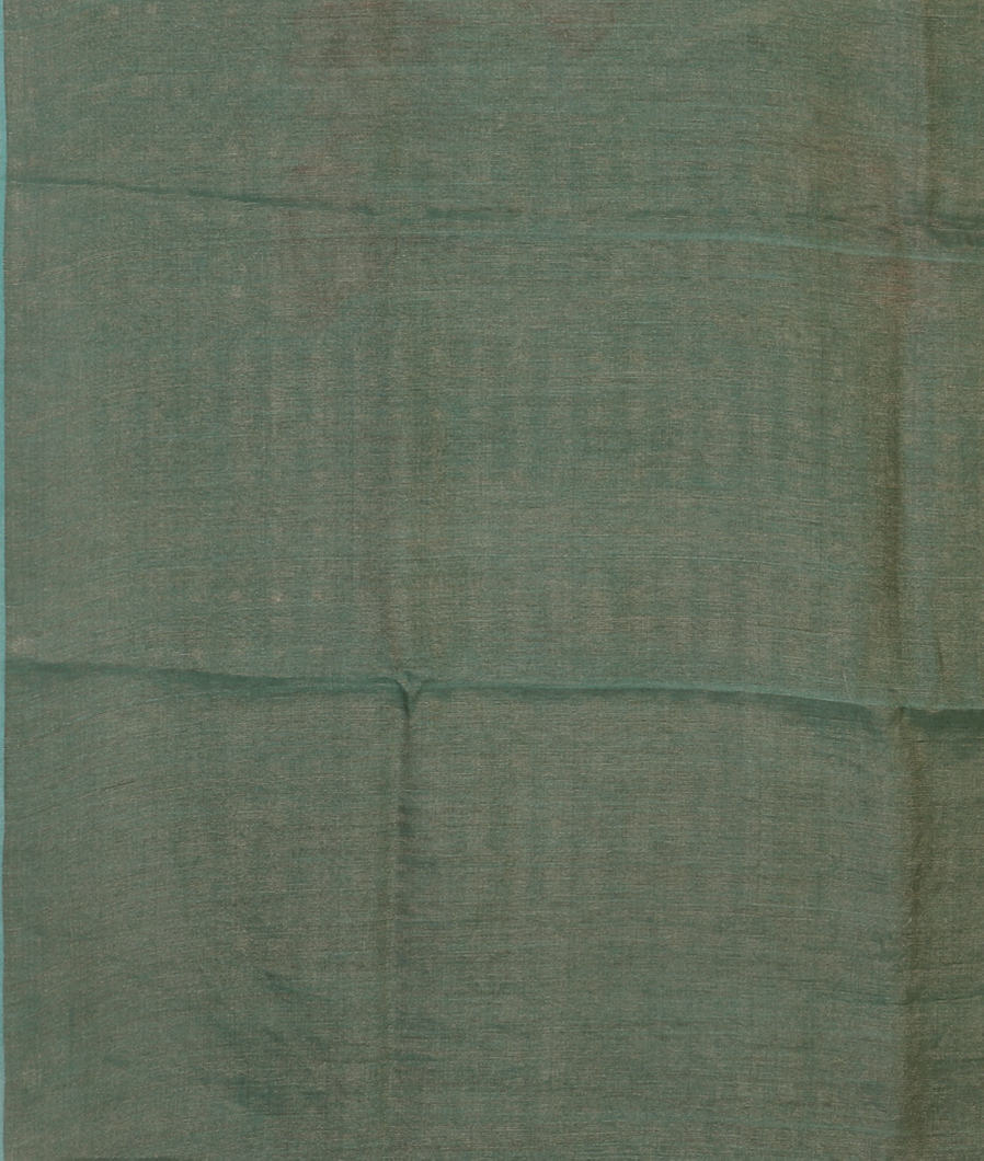 Green Tissue Tussar Printed Saree T4284423