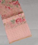 Pink Tissue Organza Printed Saree T4300851
