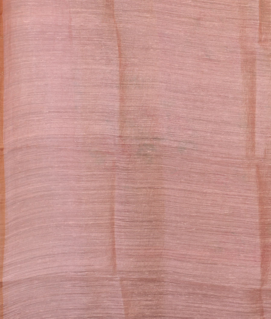 Pink Tissue Organza Printed Saree T4300853