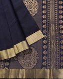 Blue Soft Silk Saree T4354224