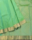 Green Soft Silk Saree T4354404
