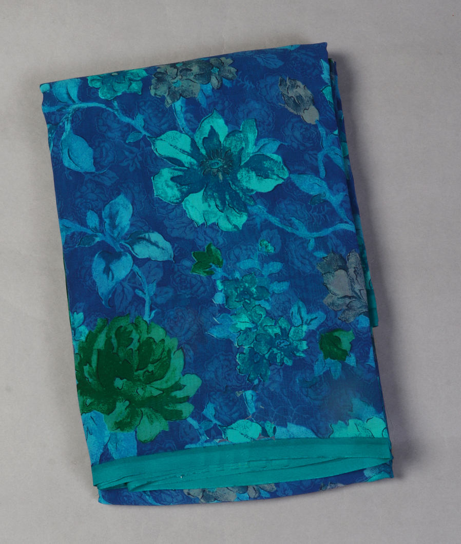 Blue Georgette Silk Saree T431399-image
