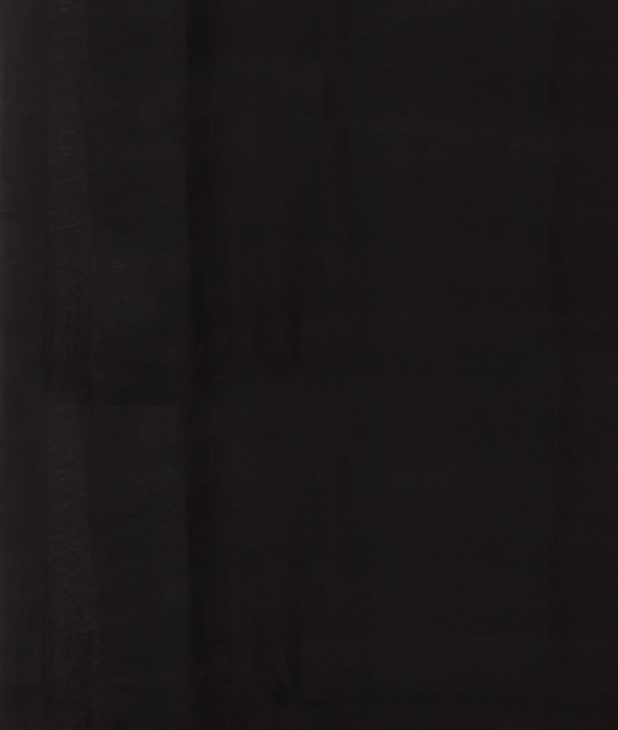 Grey Linen Cotton Saree T4311973