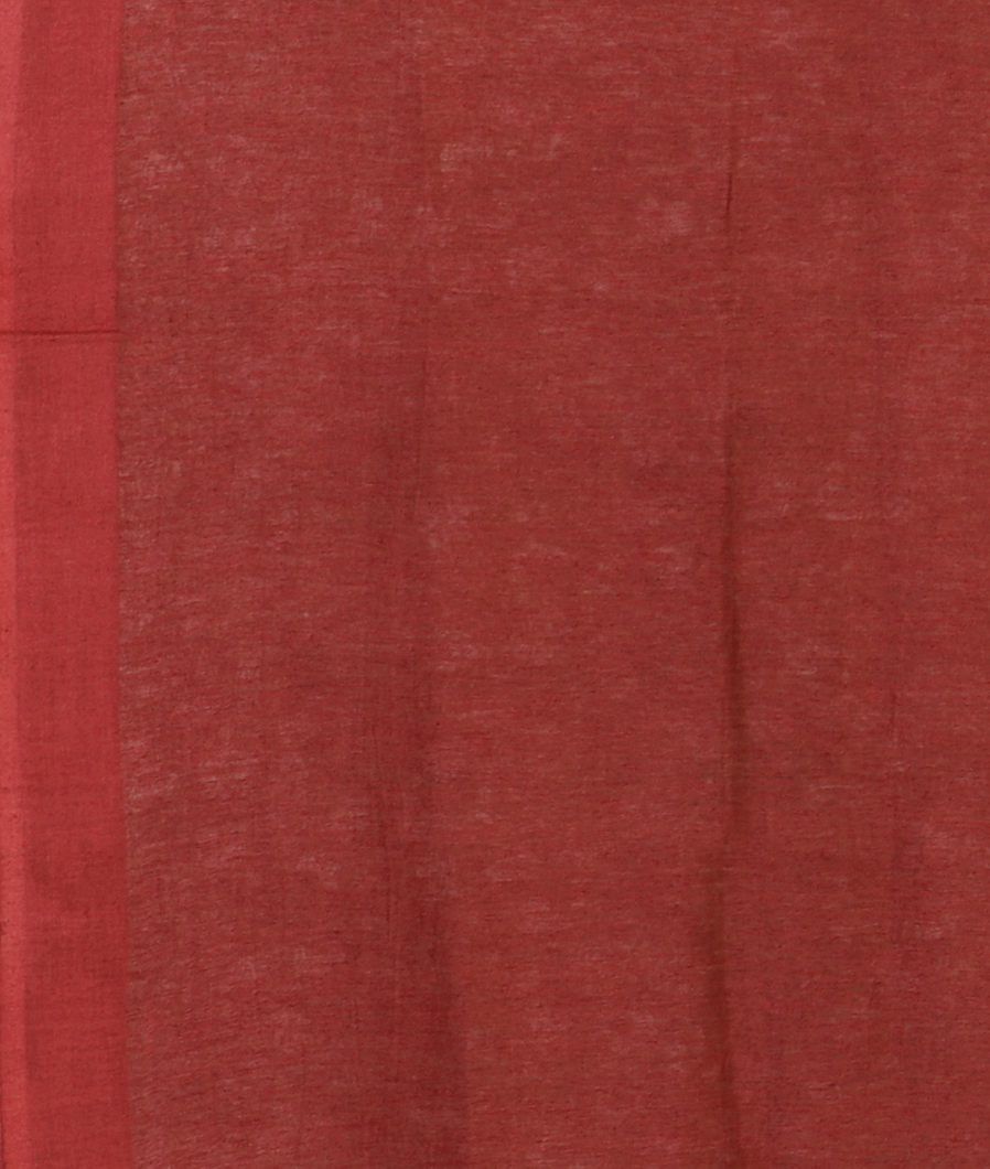 Brown Linen Cotton Saree T4311583