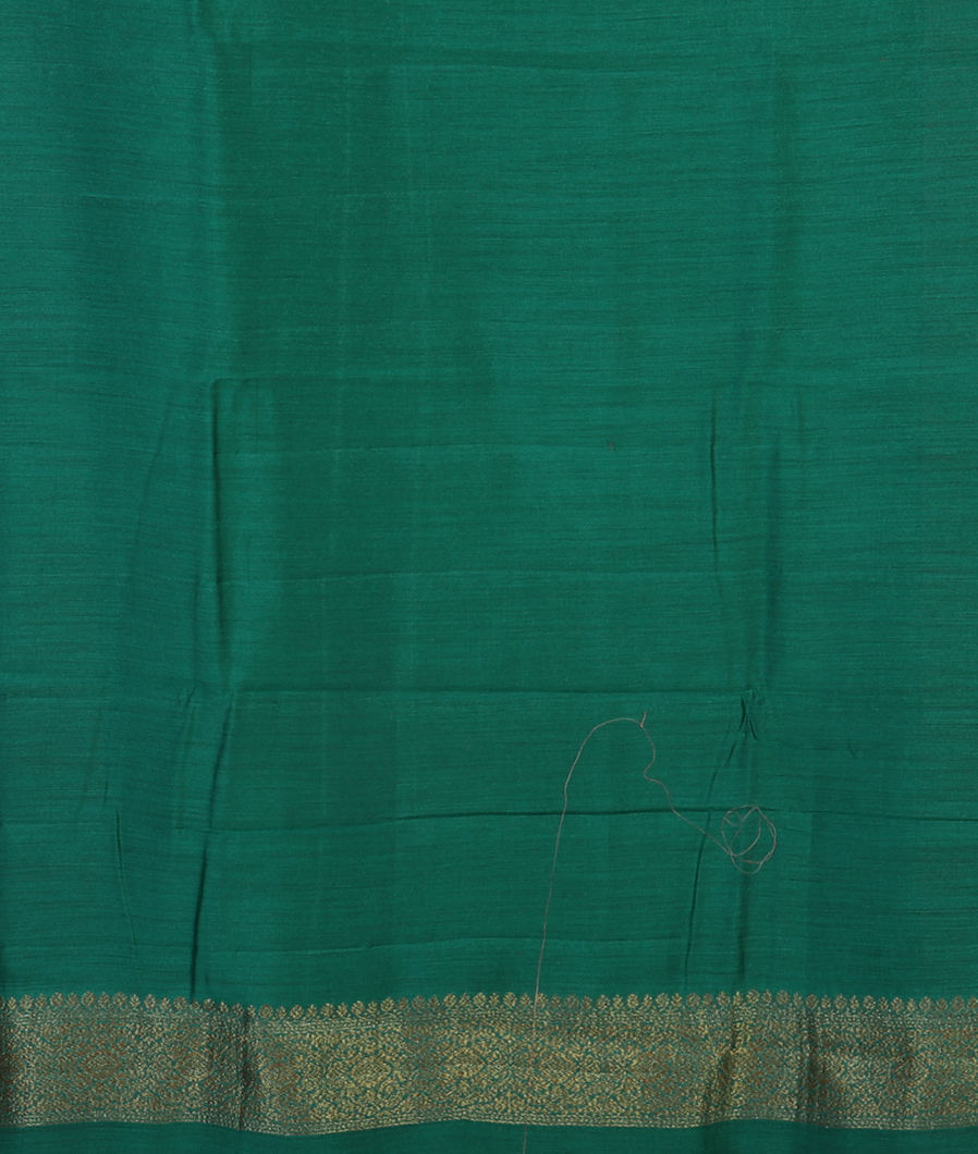 Green Banaras Tussar Saree T4365093