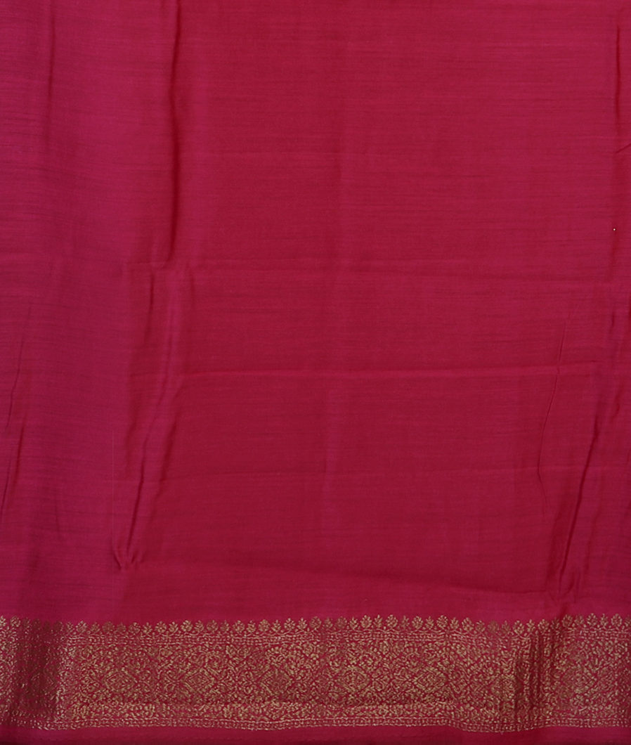 Pink Banaras Tussar Saree T4365833