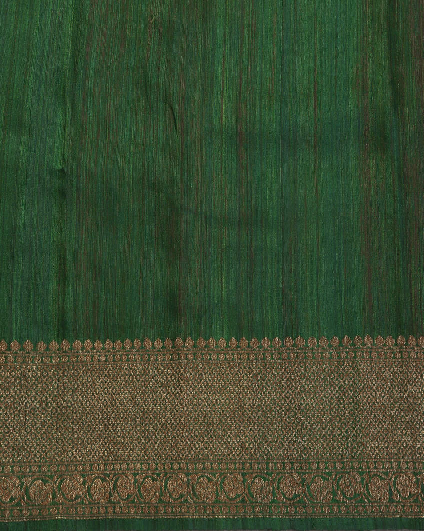 Red Banaras Tussar Saree T4055843