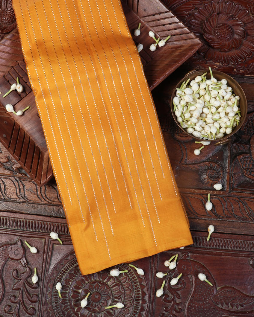 Yellow Handwoven Kanjivaram Silk Saree T438361-image