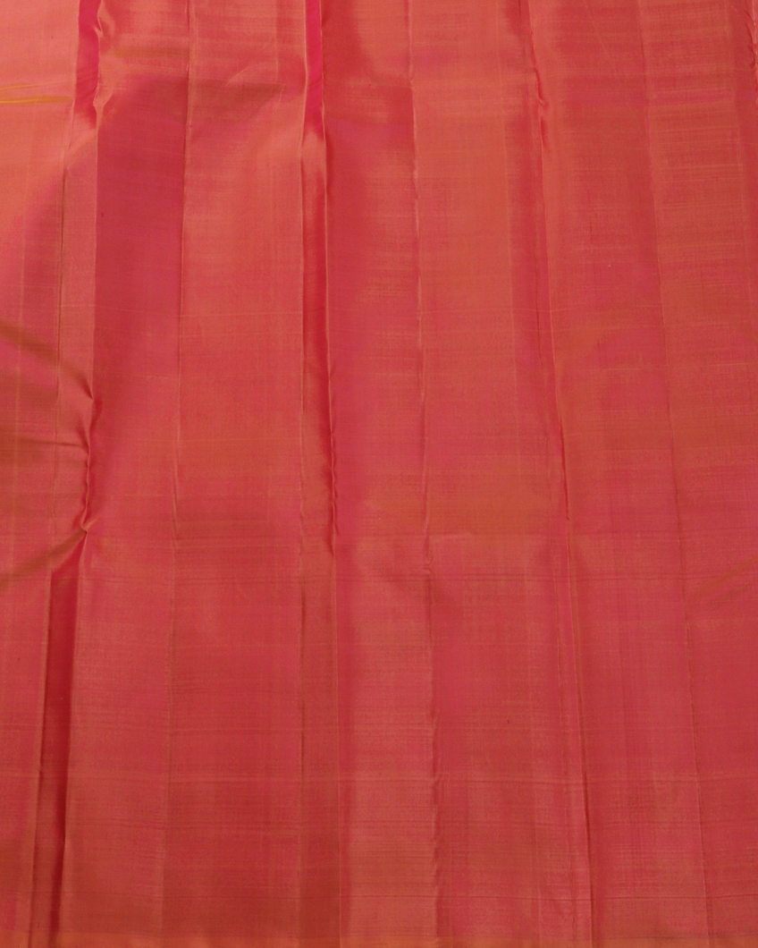 Yellow Handwoven Kanjivaram Silk Saree T4383613