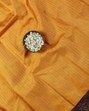 Yellow Handwoven Kanjivaram Silk Saree T4383615