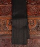 Black Handwoven Kanjivaram Silk Saree T4370131