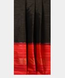Black Handwoven Kanjivaram Silk Saree T4370132
