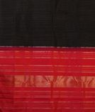 Black Handwoven Kanjivaram Silk Saree T4370134