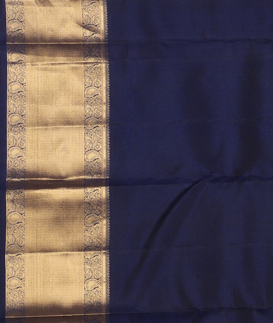 Blue Soft Silk Saree T4373753