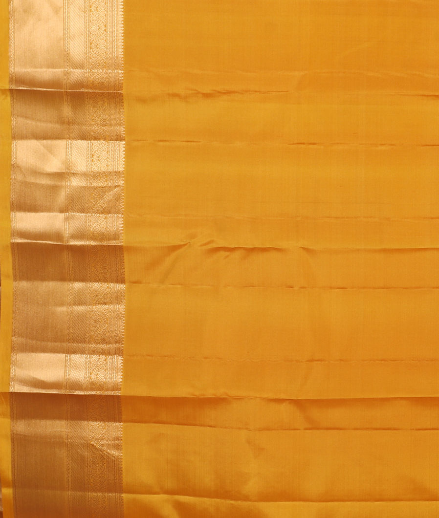Yellow Soft Silk Saree T4373943