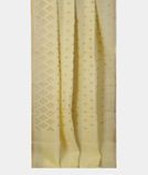 Yellow Chanderi Cotton Embroidery Saree T4366142