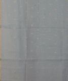 Bluish Grey Chanderi Cotton Embroidery Saree T4366023