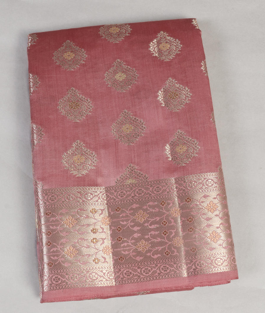 Pink Chaniya Silk Saree T434472-image