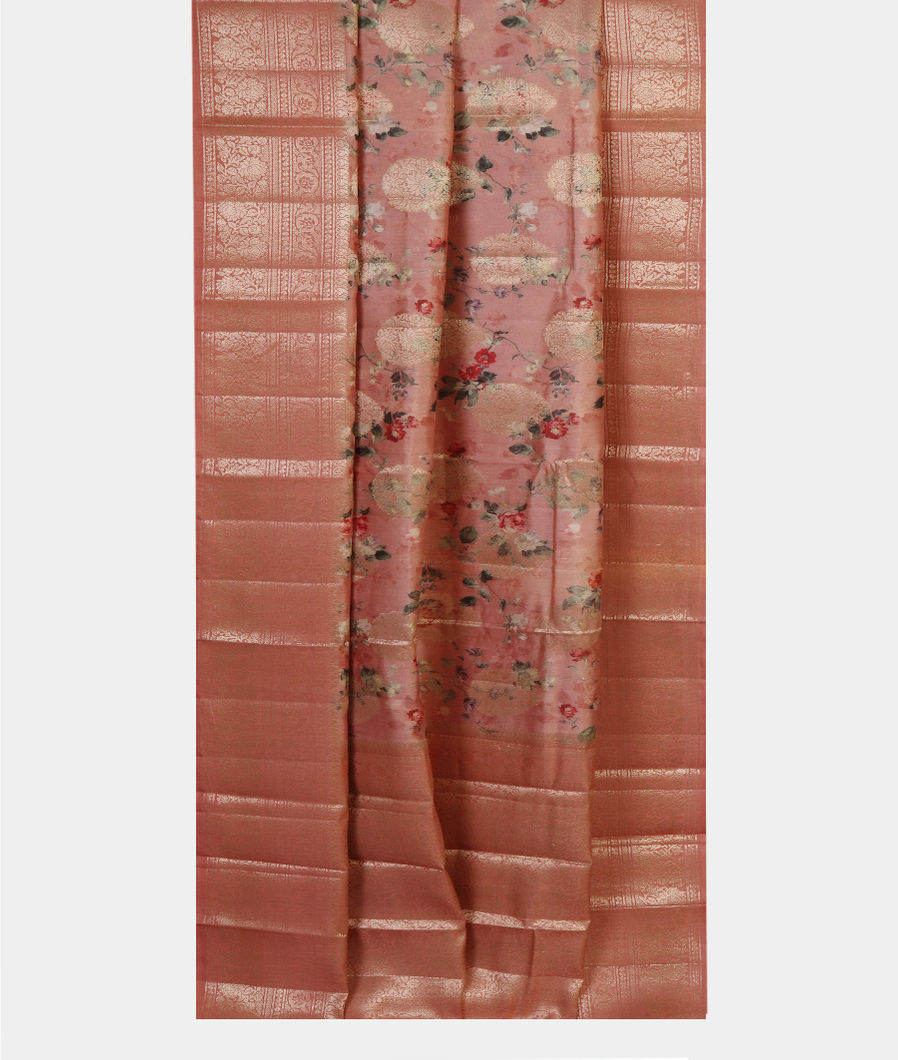 Pink Chaniya Silk Saree T4353402