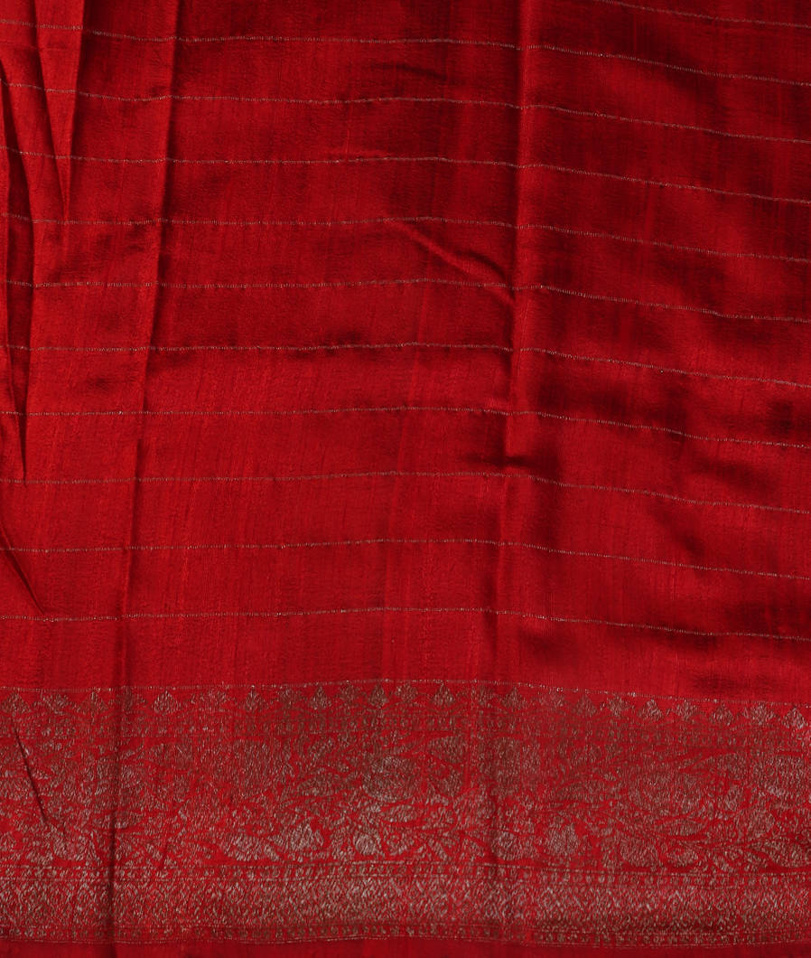 Green Banaras Tussar Saree T4393173