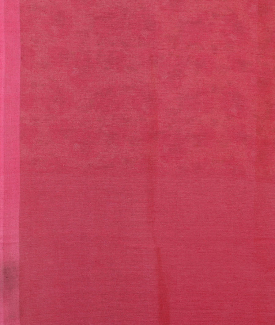 Peach Linen Cotton Saree T4312043