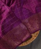 Purple Banaras Tussar Saree T4393221