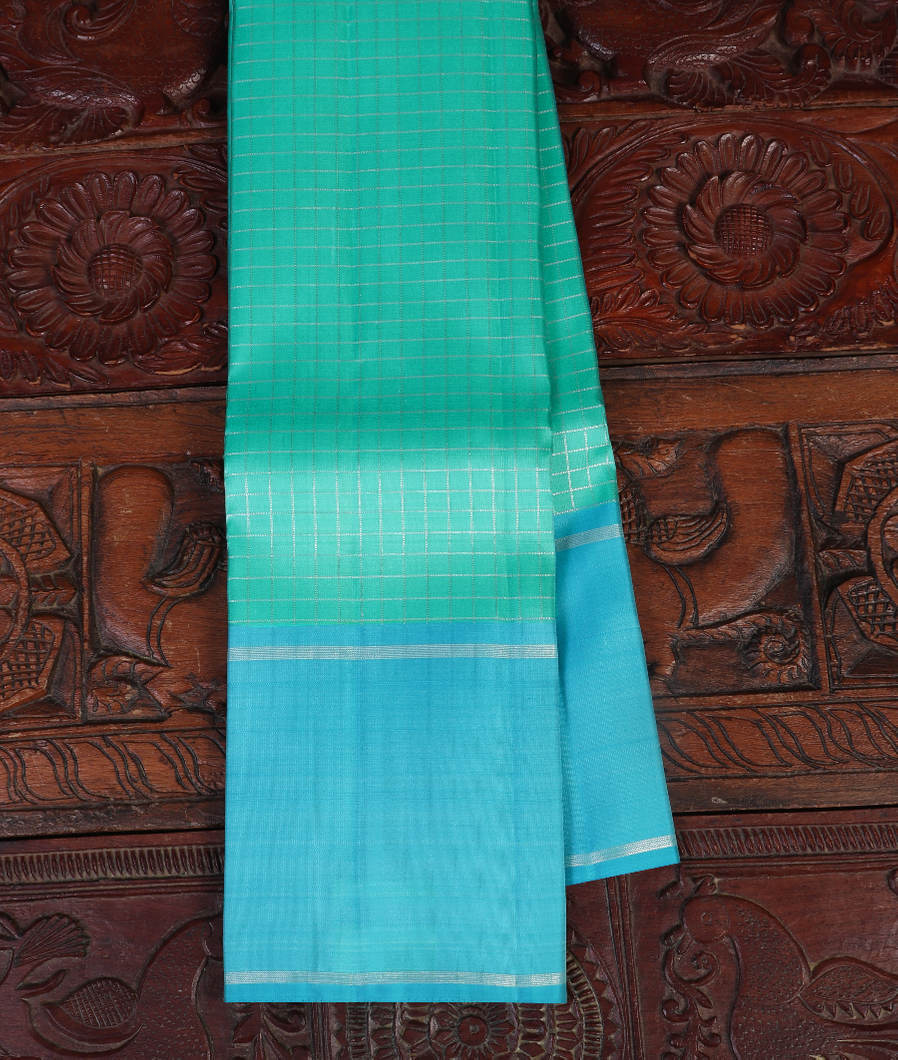 Light Green Handwoven Kanjivaram Silk Saree T437508-image
