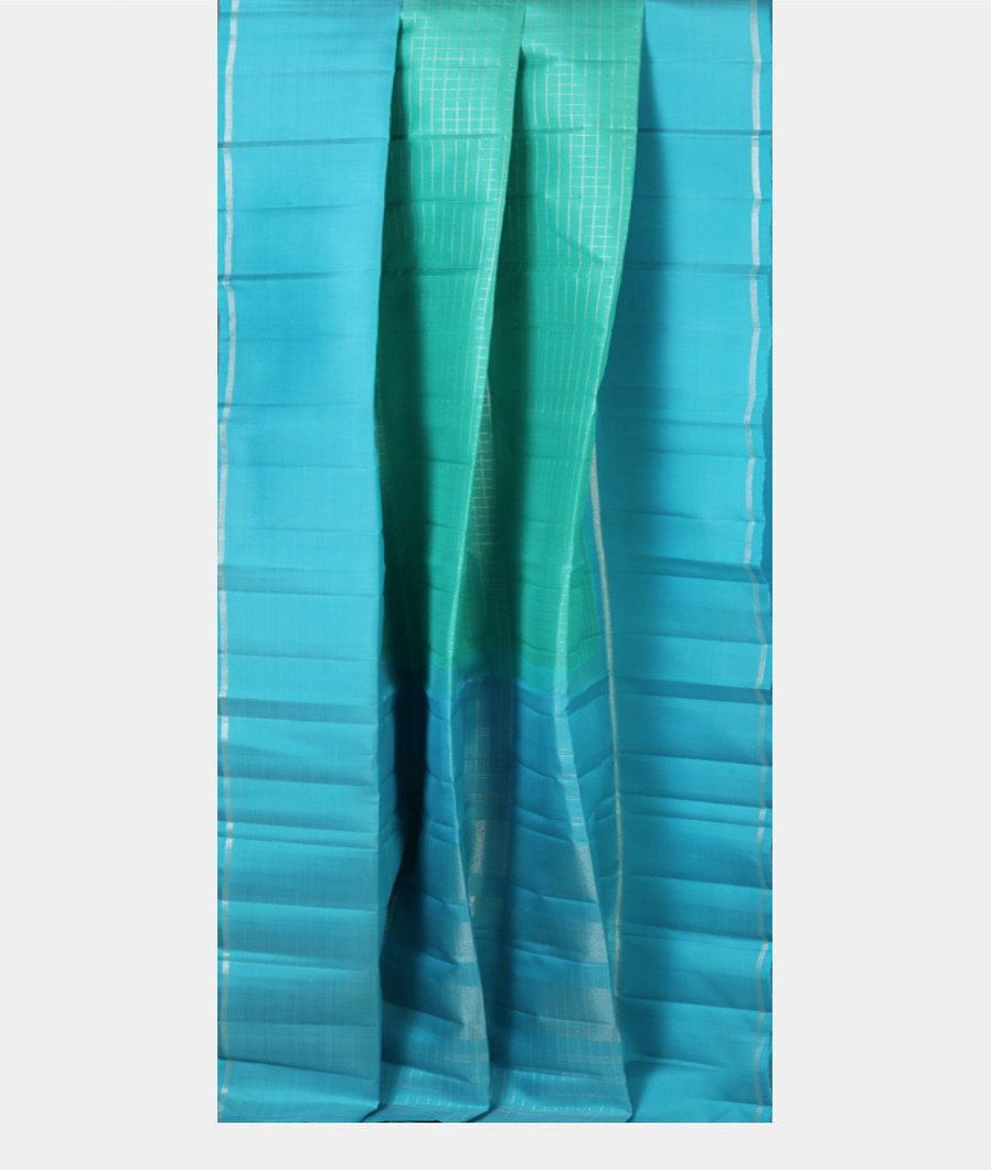 Light Green Handwoven Kanjivaram Silk Saree T4375082