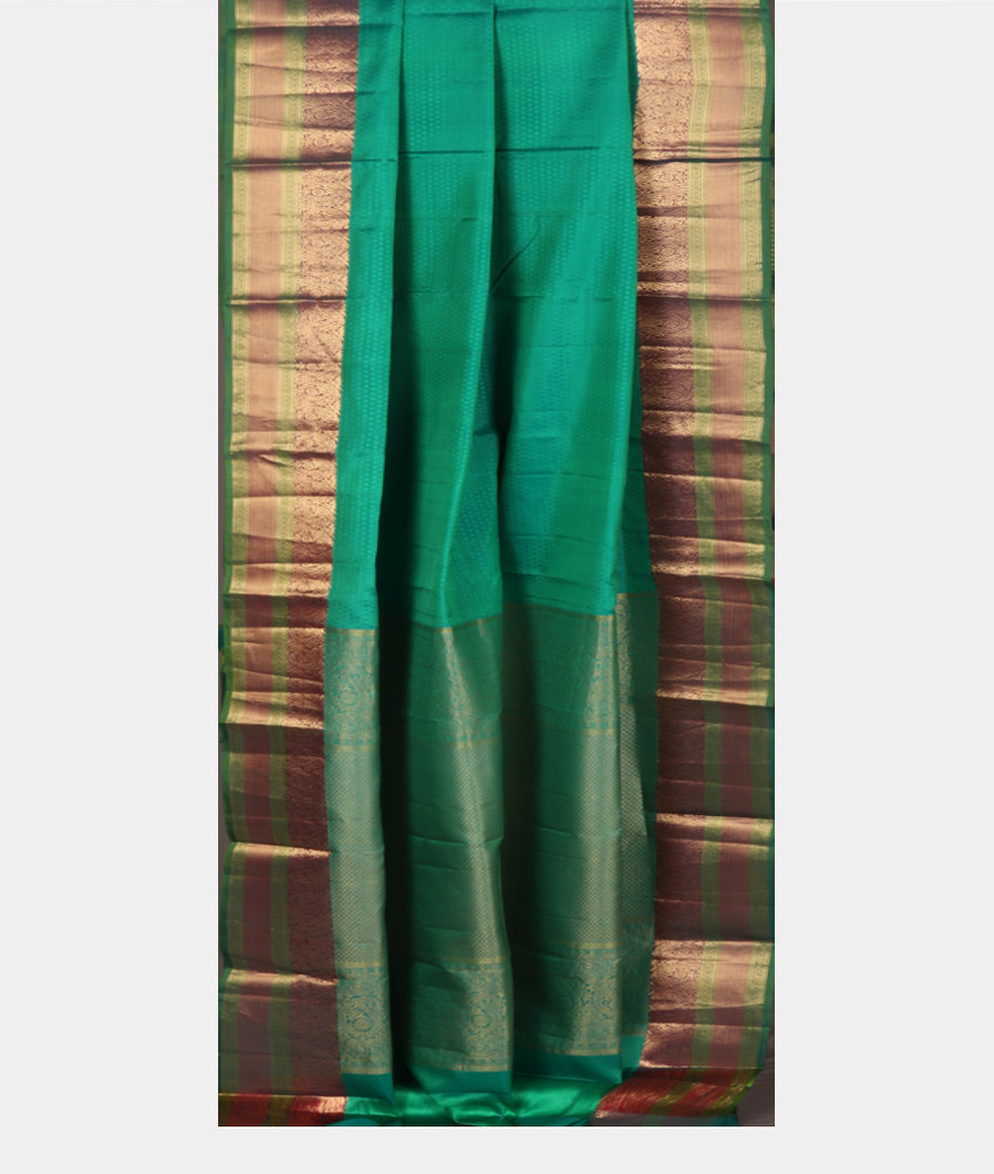Green Soft Silk Saree T4203582