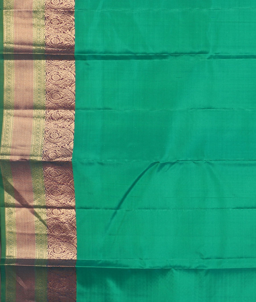 Green Soft Silk Saree T4203583