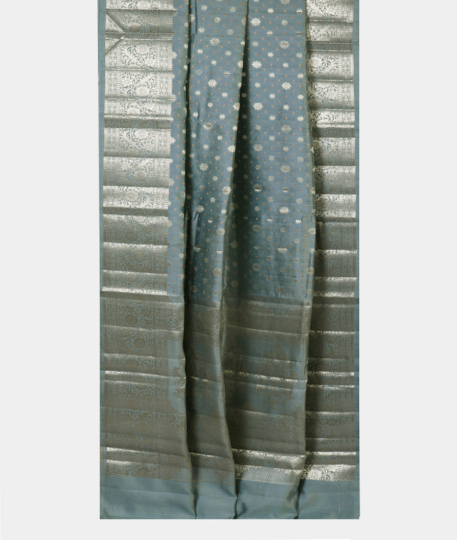 Blue Chaniya Silk Saree T4344932