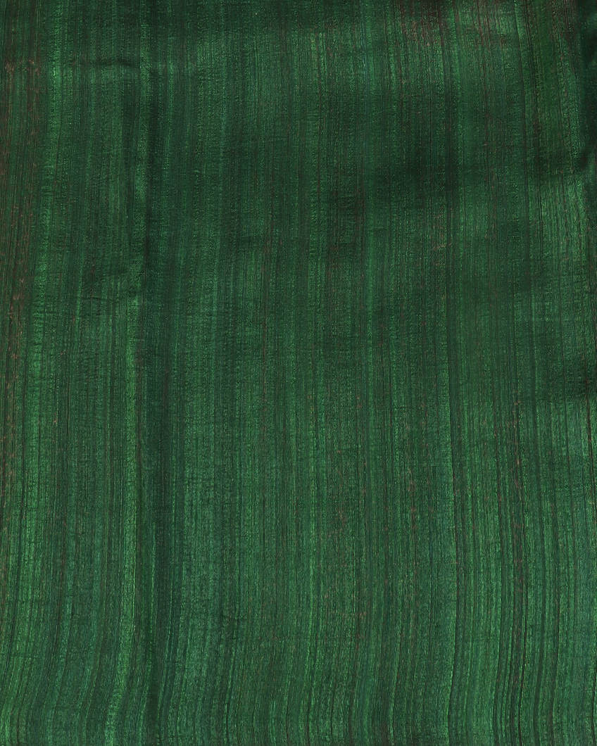 Red Banaras Tussar Saree T4388923