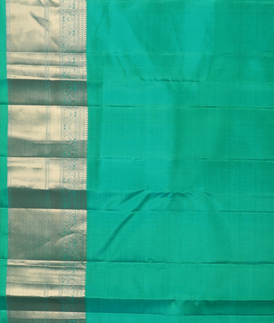 Green Soft Silk Saree T4373993
