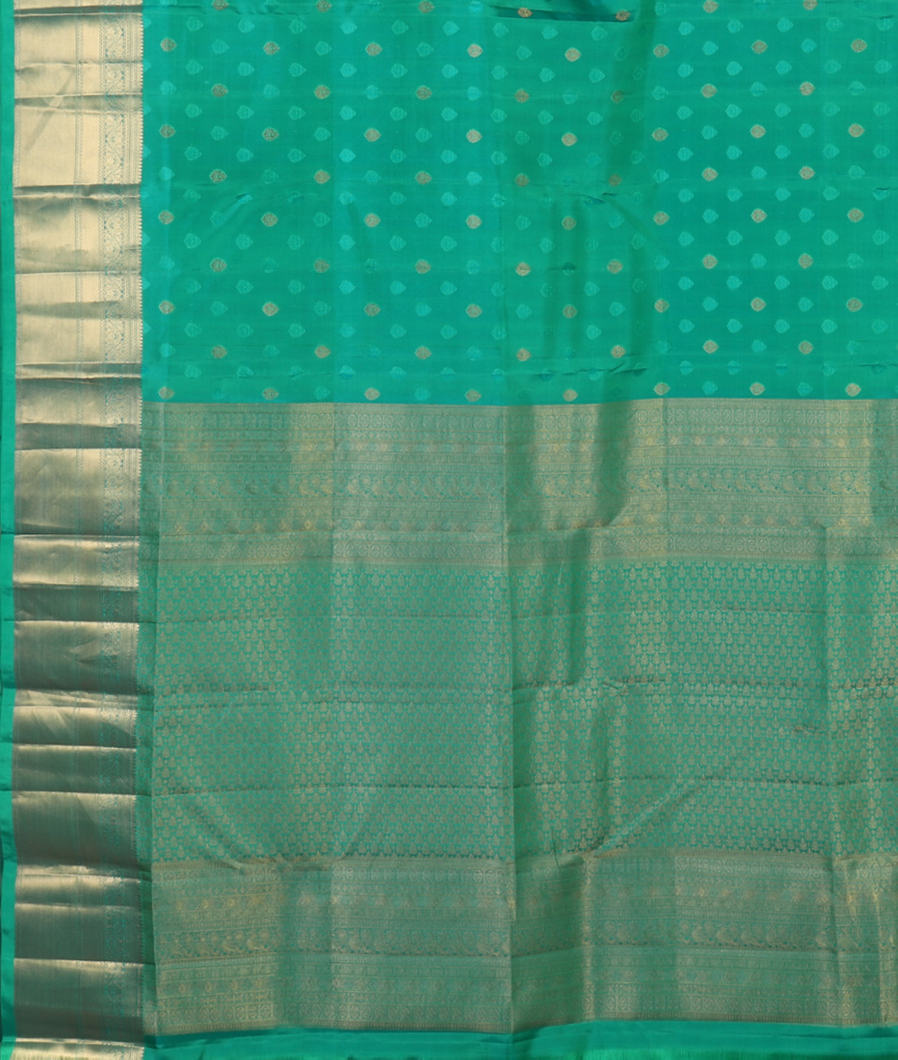 Green Soft Silk Saree T4373994
