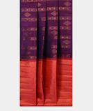 Purple Handwoven Kanjivaram Silk Saree T4369312
