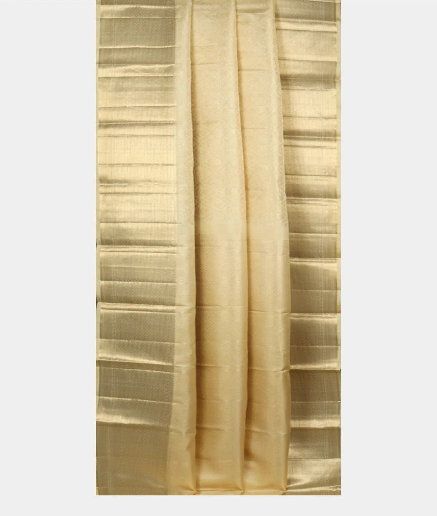 Cream Handwoven Kanjivaram Silk Saree T3323652