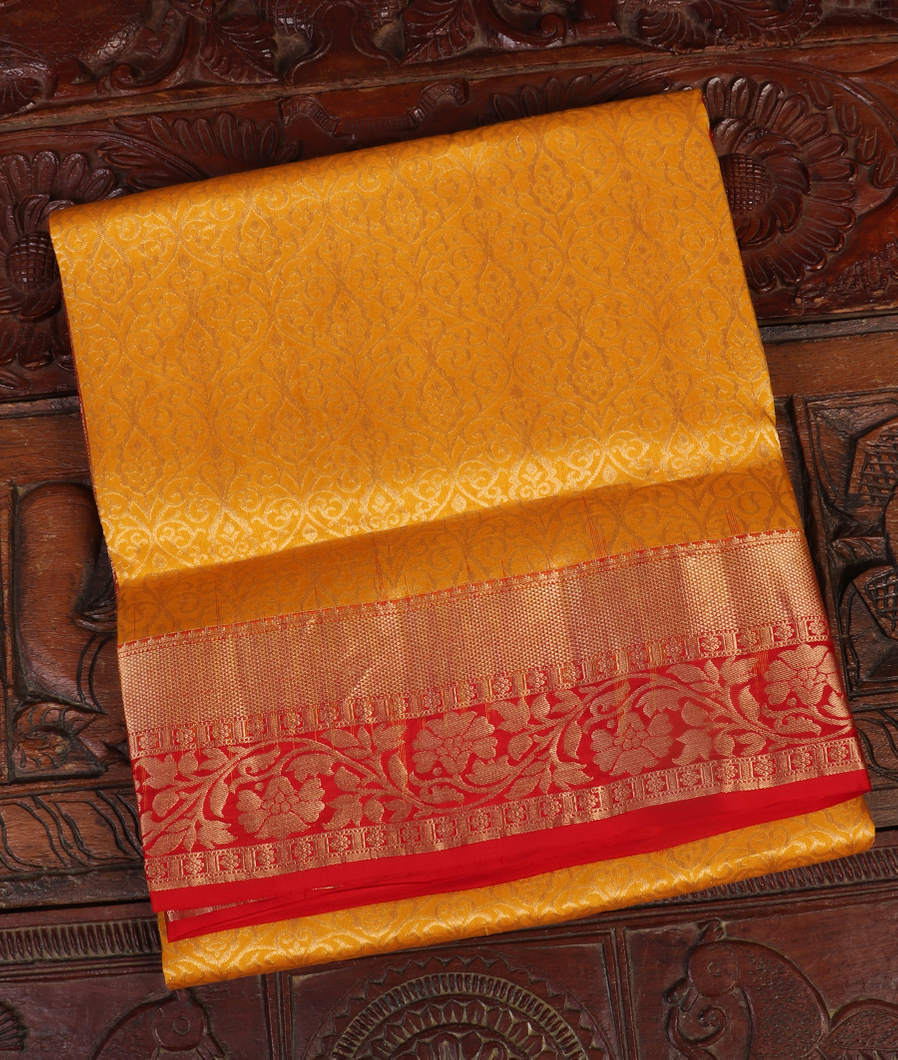 Yellow Soft Silk Saree T429062-image