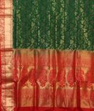 Green Soft Silk Saree T4290494