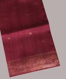 Purple Pink Banaras Tussar Georgette Saree T4301991
