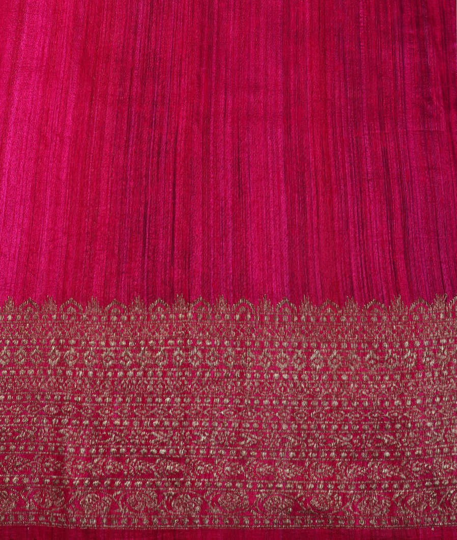 Purple Banaras Tussar Saree T4388803