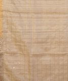 Beige Tussar Embroidery Saree T4260293