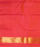 Orangish Pink Handwoven Kanjivaram Silk Saree T4367763