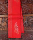 Red Handwoven Kanjivaram Silk Saree T4180671