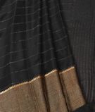 Black Mysore Silk Saree T4392932