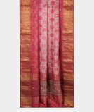 Pink Tussar Embroidery Saree T4260182