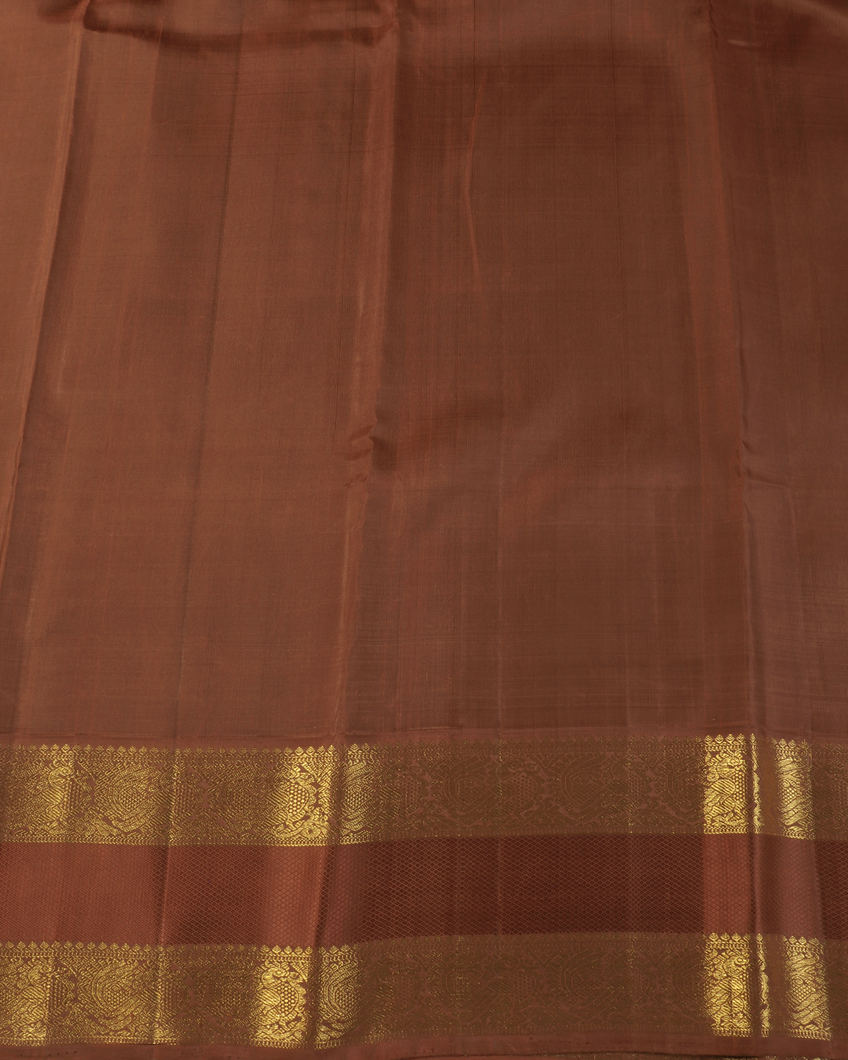 Grey Printed Kanjivaram Silk Saree T4168633