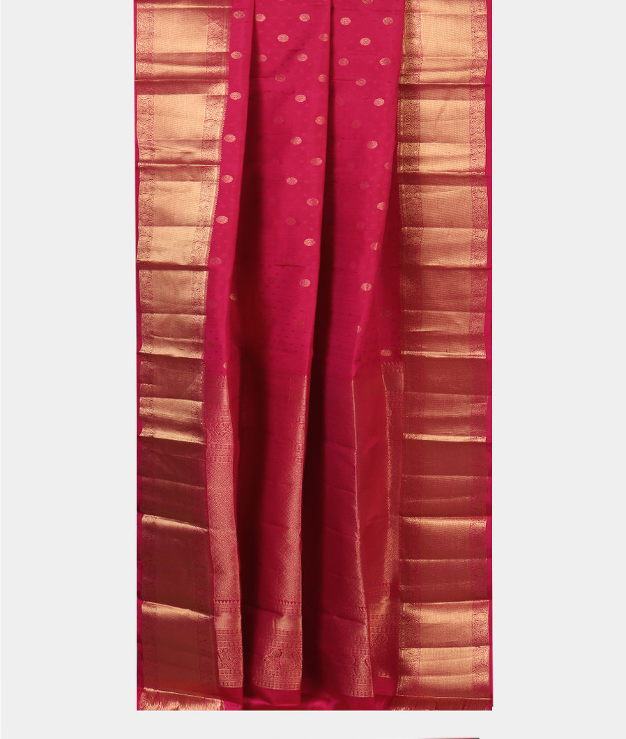 Magenta Soft Silk Saree T4373642