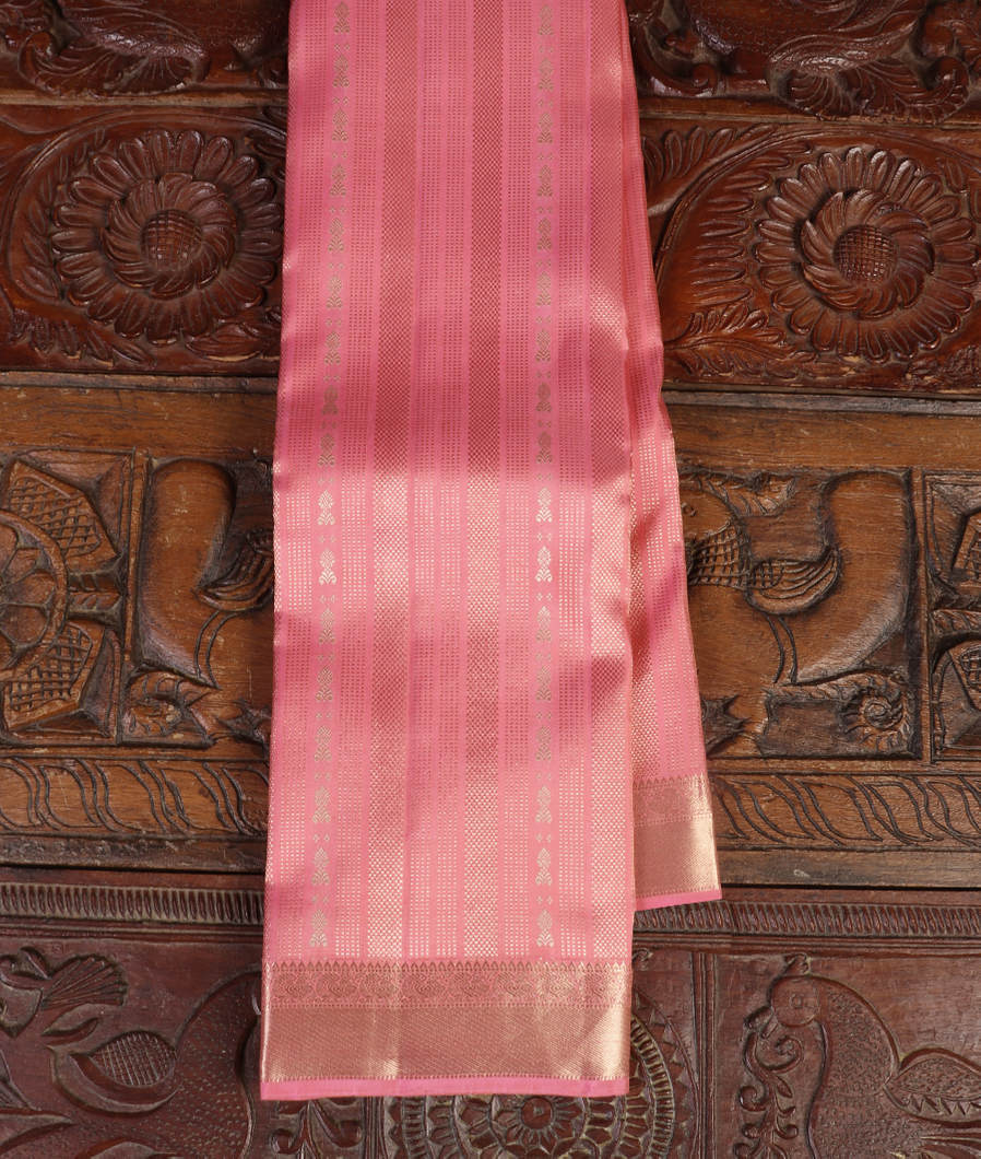 Pink Handwoven Kanjivaram Silk Saree T436958-image